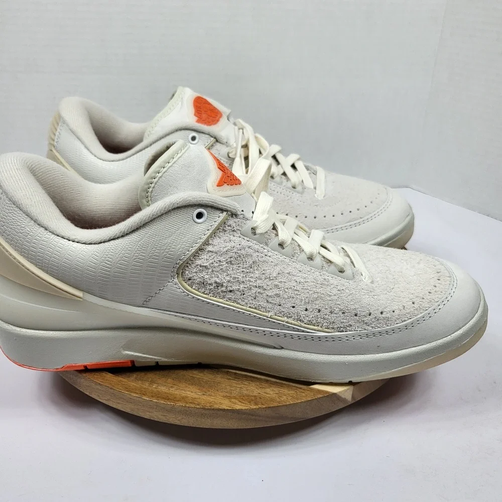 Jordan Air Jordan 2 Retro Low Shelflife Mens 10 White Sail DV7128-110 Excellent